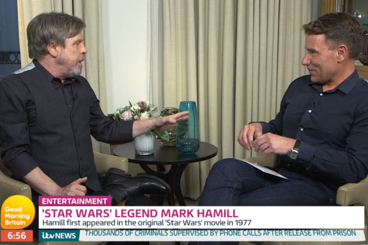 Heading to the jungle? Mark Hamill told Richard Arnold he's been asked to do I'm A Celeb: ITV