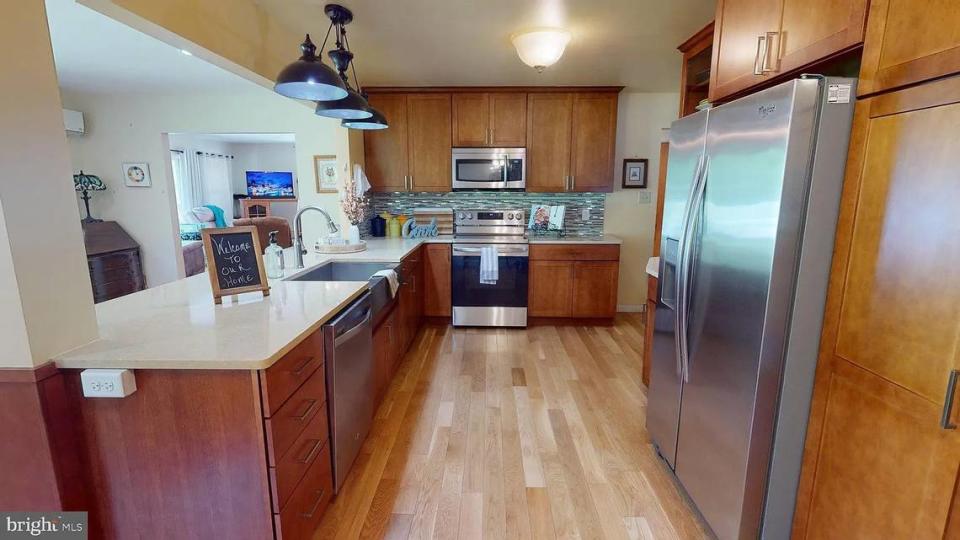 A look at the kitchen inside the home at 45 Cornfield Lane in Port Matilda. Photo shared with permission from home’s listing agent, Annette Yorks of Perry Wellington Realty.