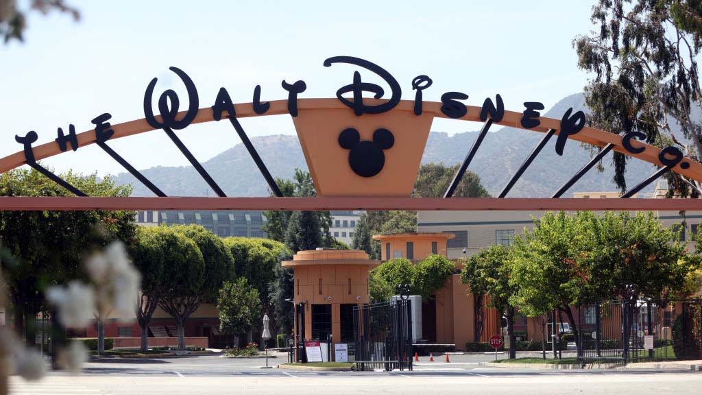  Disney Studios entrance in Hollywood. 