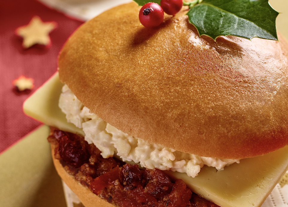 Would you try a mince pie flavoured Christmas sandwich? [Photo: Morrisons]