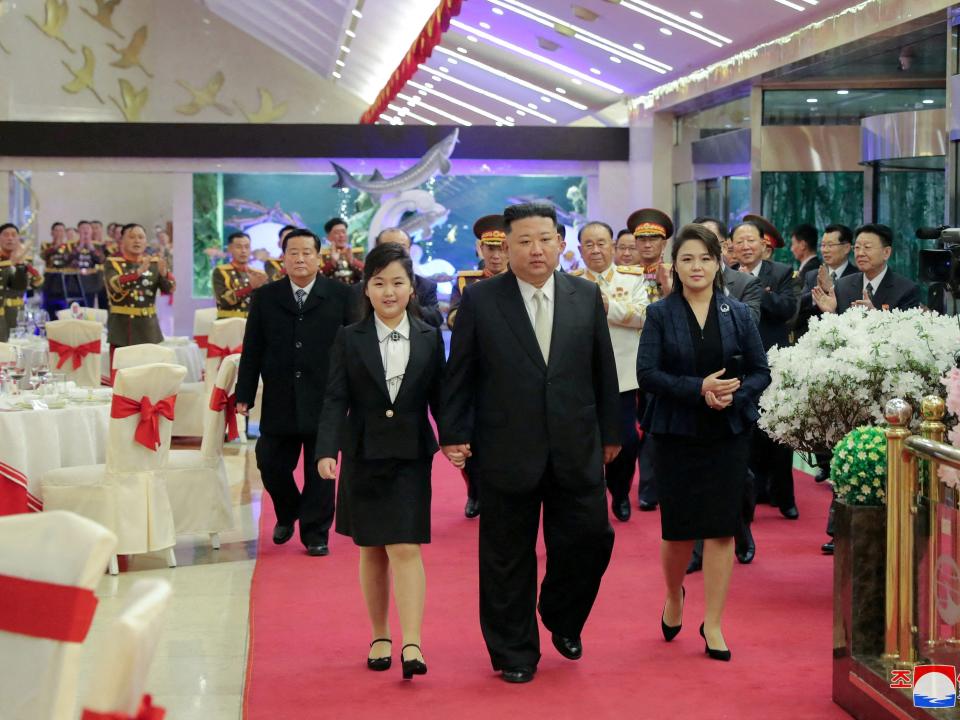 Kim Jong Un Showed Off His Rarely Seen Daughter — A Possible Sign Hes Grooming Her To Be North 