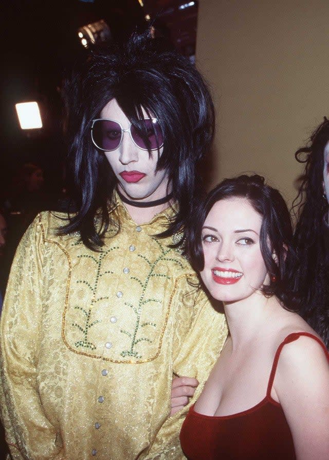 Marilyn Manson and Rose McGowan