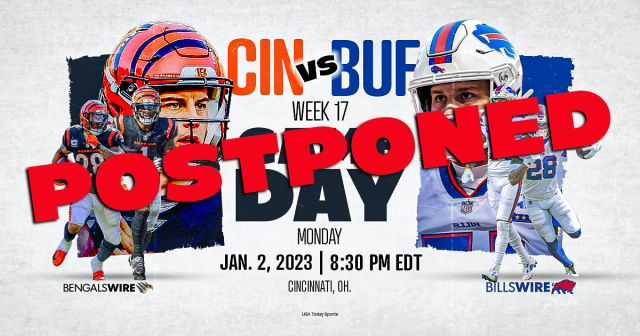 MNF: Bills - Bengals postponed LIVE: Team takes off to Buffalo without  Damar Hamlin