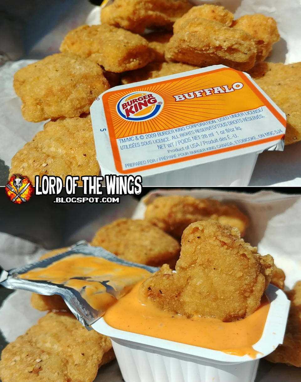 Burger King's buffalo sauce beats out all of their other dipping sauces. 