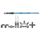 <p>You can create more than 100 combinations of lightsaber designs with this new Hasbro set.</p>