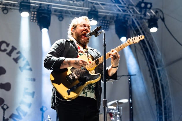 Nathaniel Rateliff performs at the Park City Song Summit 2024, a festival with a message of mental health. - Credit: Erika Goldring/Park City Song Summit*