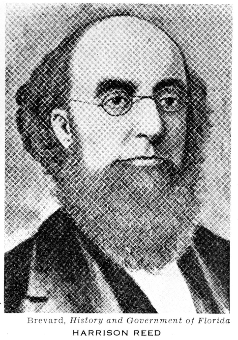 Undated illustration of Harrison Reed, Florida's ninth governor (File/Florida Times-Union)