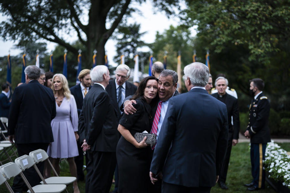 Former New Jersey Gov. Chris Christie tested positive for COVID-19 less than a week after attending a ceremony at the White House. (Photo: Jabin Botsford/The Washington Post via Getty Images)