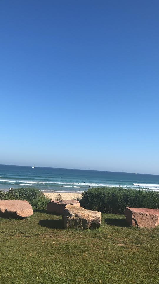 The view from the Swell Kiosk, Anna Bay is simply beautiful. Source: Supplied