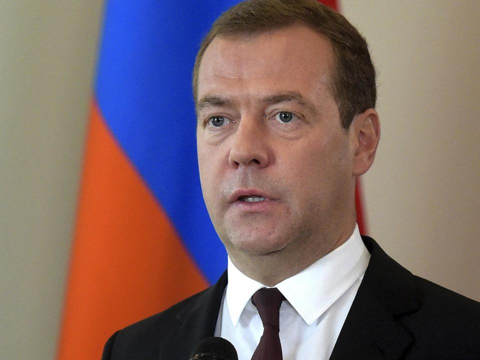 Deputy chairman of the Russian Security Council Dmitry Medvedev (AP)