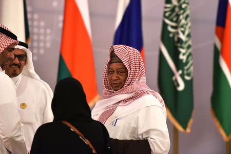 Mohammed Barkindo, Secretary General of OPEC, is seen before the OPEC 14th Meeting of the Joint Ministerial Monitoring Committee in Jeddah, Saudi Arabia, May 19, 2019. REUTERS/Waleed Ali