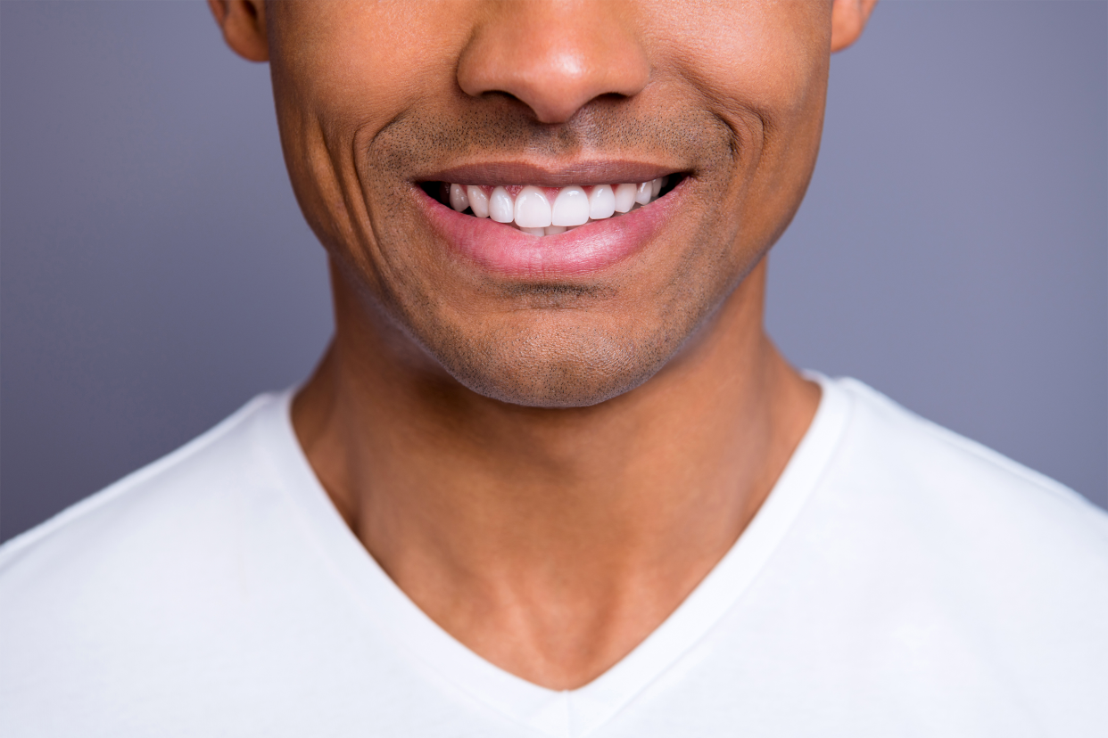 Man smiling with white teeth