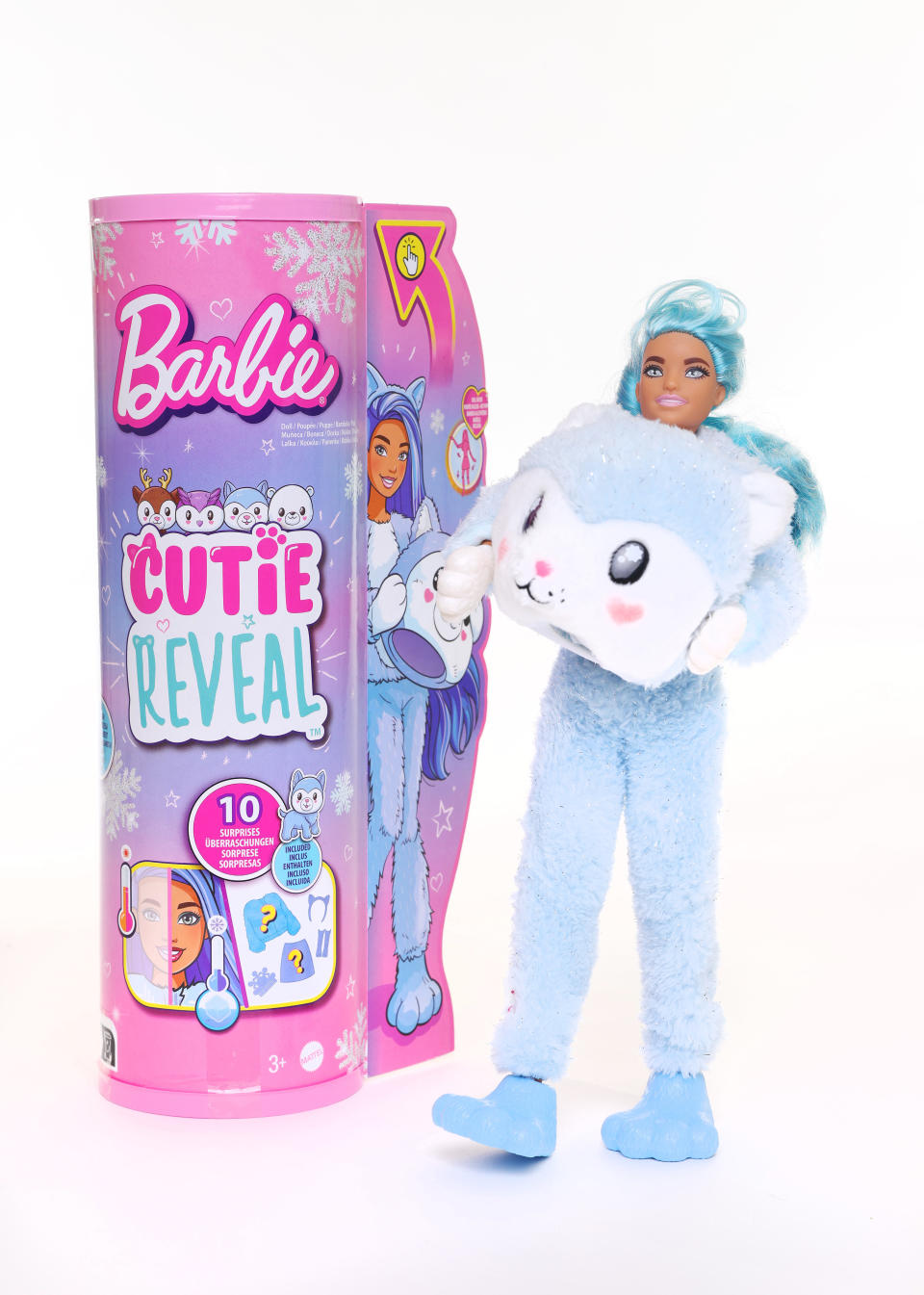 Barbie Cutie Reveal Snowflake Sparkle Husky, £33. (Argos/SWNS)