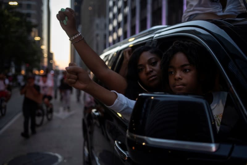 Protesters rally against death in Minneapolis police custody of George Floyd, in Houston