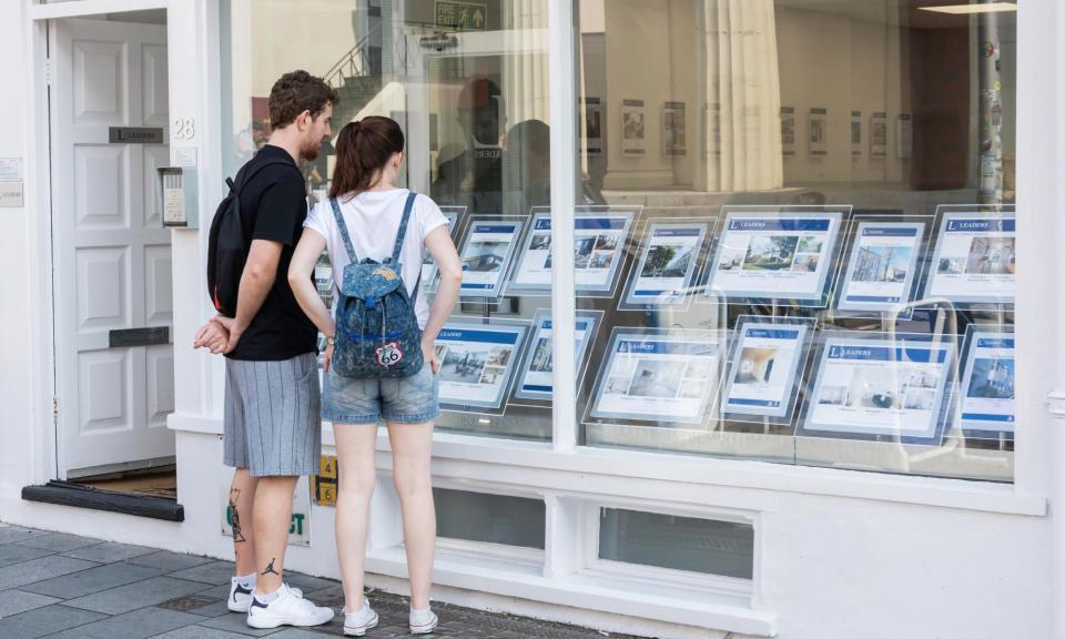 <span>A typical rent was a record £1,316 a month in May – and £2,652 in London.</span><span>Photograph: Greg Balfour Evans/Alamy</span>