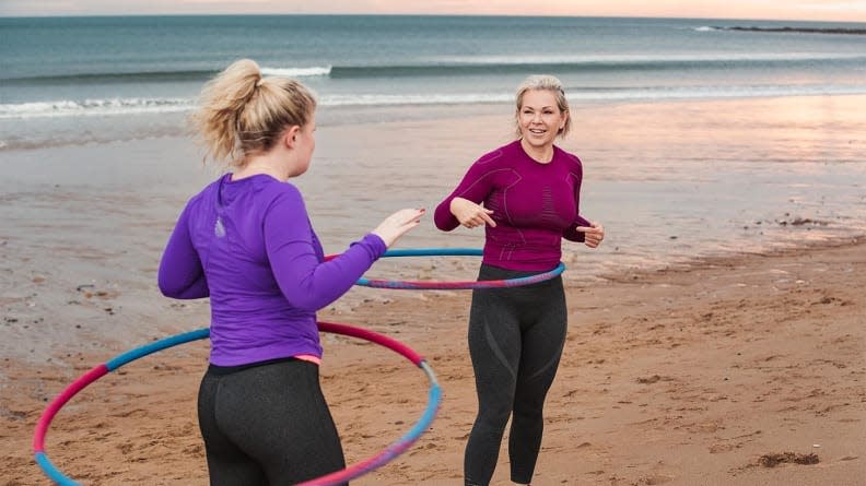 Weighted hula hoops are the latest fitness trend to take over TikTok.