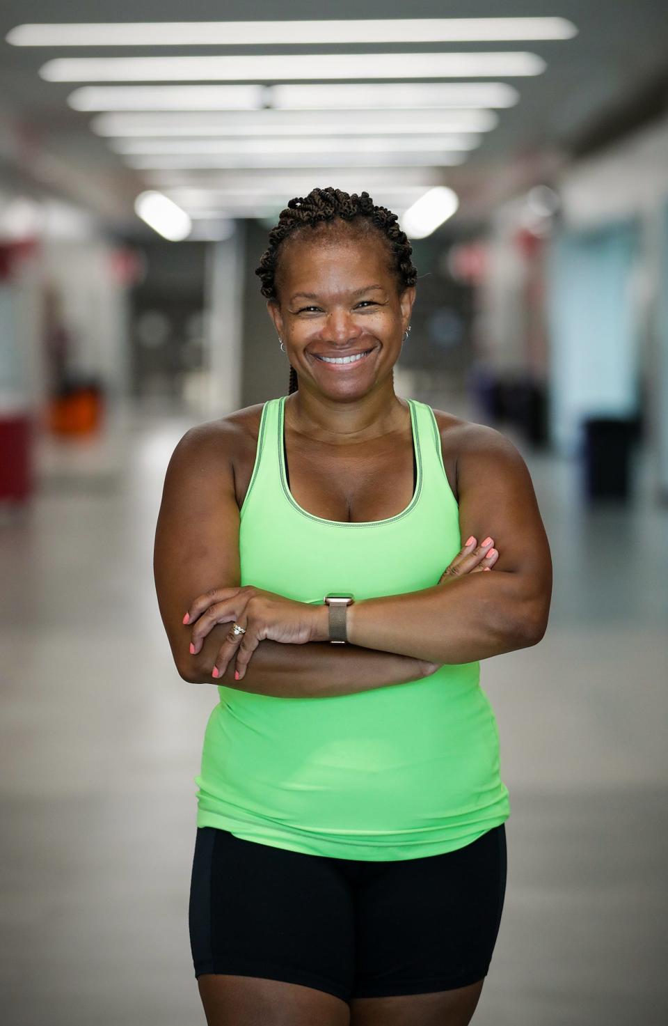 "COVID's negative health outcomes come from diseases that are positively impacted by physical activity," says NiCole Keith, president of the American College of Sports Medicine, who exercises at Indiana University's Natatorium in Indianapolis.