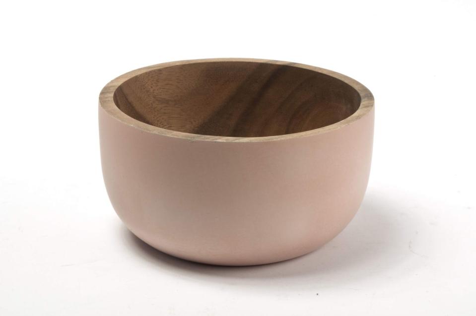 <p>Handcrafted from sustainably sourced acacia wood, this dusty pink bowl is perfect for serving up a tasty treat in the summer. </p><p><a class="link " href="https://go.redirectingat.com?id=127X1599956&url=https%3A%2F%2Fwww.heals.com%2F&sref=https%3A%2F%2Fwww.housebeautiful.com%2Fuk%2Flifestyle%2Fshopping%2Fg30366588%2Fheals-furniture-sustainable-collection%2F" rel="nofollow noopener" target="_blank" data-ylk="slk:COMING SOON;elm:context_link;itc:0;sec:content-canvas">COMING SOON</a></p><p><strong>Like this article? </strong><a href="https://hearst.emsecure.net/optiext/cr.aspx?ID=DR9UY9ko5HvLAHeexA2ngSL3t49WvQXSjQZAAXe9gg0Rhtz8pxOWix3TXd_WRbE3fnbQEBkC%2BEWZDx" rel="nofollow noopener" target="_blank" data-ylk="slk:Sign up to our newsletter;elm:context_link;itc:0;sec:content-canvas" class="link "><strong>Sign up to our newsletter</strong></a><strong> to get more articles like this delivered straight to your inbox.</strong></p><p><a class="link " href="https://hearst.emsecure.net/optiext/cr.aspx?ID=DR9UY9ko5HvLAHeexA2ngSL3t49WvQXSjQZAAXe9gg0Rhtz8pxOWix3TXd_WRbE3fnbQEBkC%2BEWZDx" rel="nofollow noopener" target="_blank" data-ylk="slk:SIGN UP;elm:context_link;itc:0;sec:content-canvas"><strong>SIGN UP</strong></a></p>