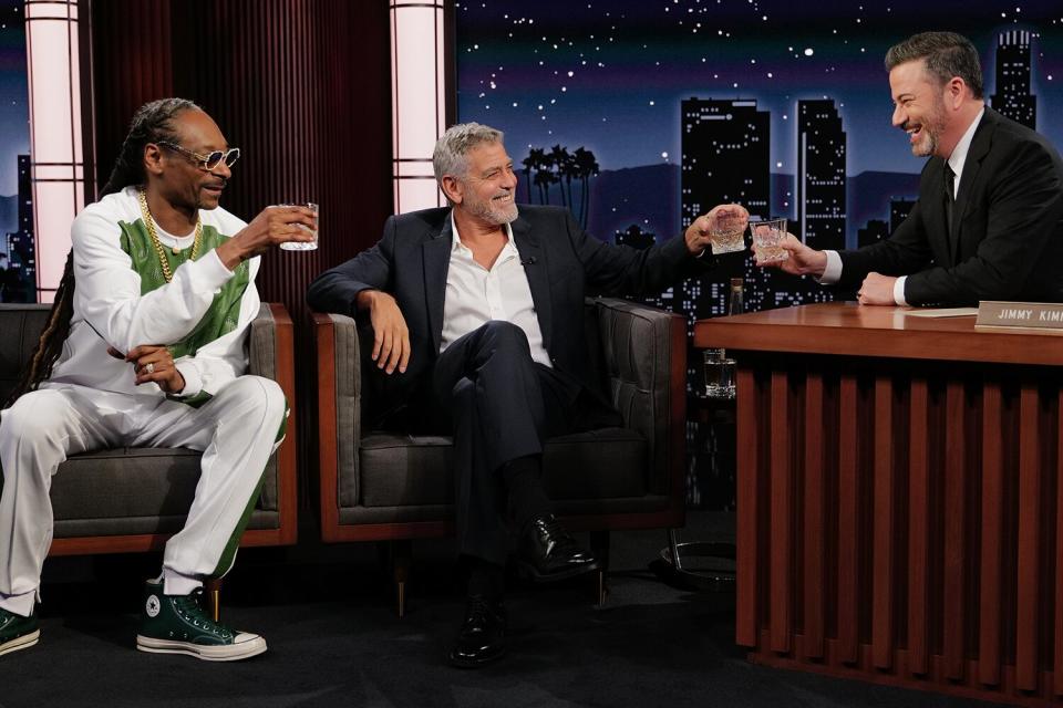 SNOOP DOGG, GEORGE CLOONEY, JIMMY KIMMEL