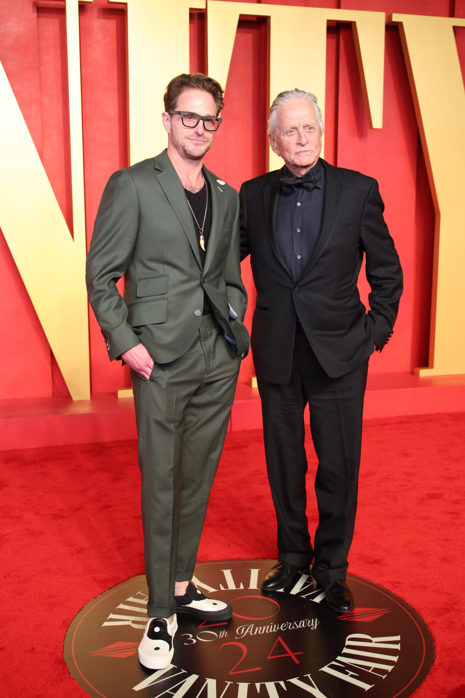 Michael Douglas and Son Cameron Douglas