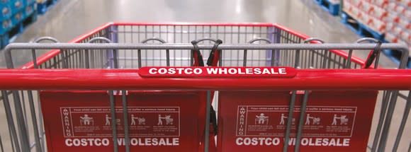 A Costco cart.