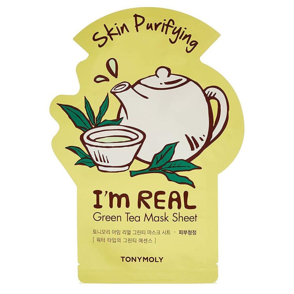 10) Tonymoly I'm Real Green Tea Sheet Mask