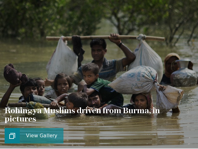 Rohingya Muslims driven from Burma, in pictures