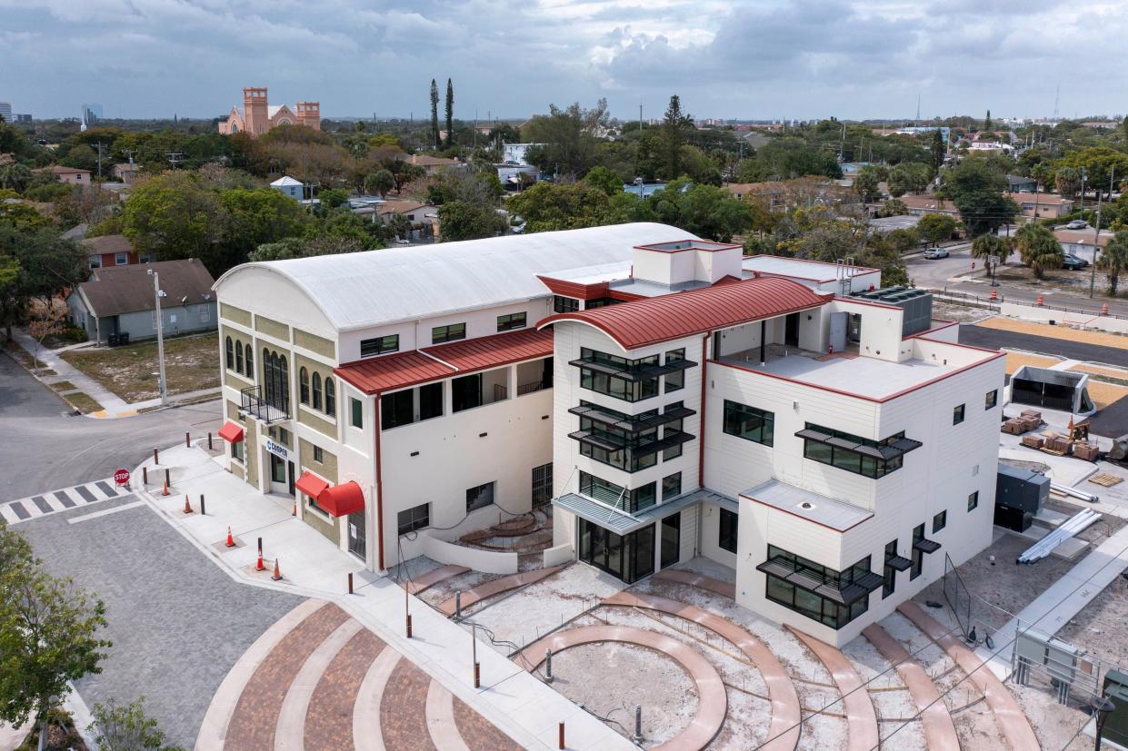 West Palm Beach's renovated Sunset Lounge, where legends like Ella Fitzgerald, Count Basie and James Brown performed, shown on April 14, 2022.