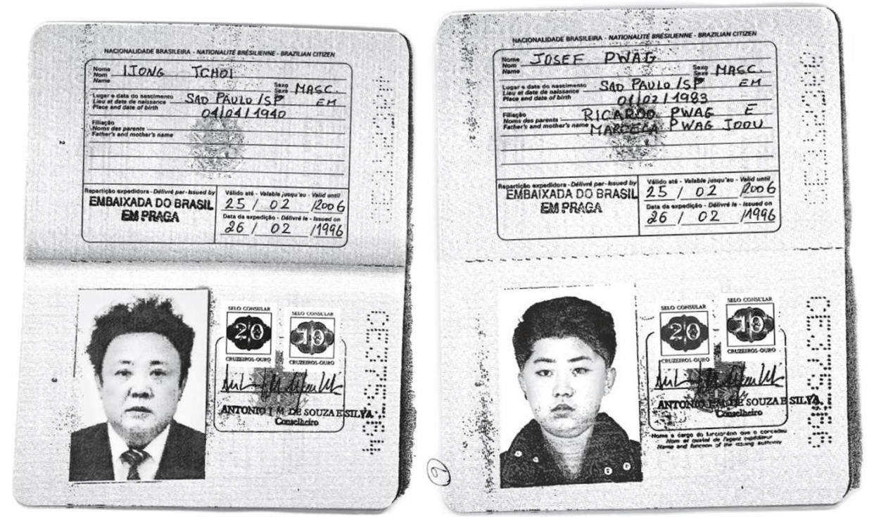 Um in westliche Staaten reisen zu können, nahmen Kim Jong-il und Kim Jong-un falsche Identitäten an. (Bild: Handout via Reuters)