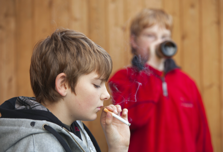 Most children have not tried alcohol or cigarettes (Rex/posed by models)