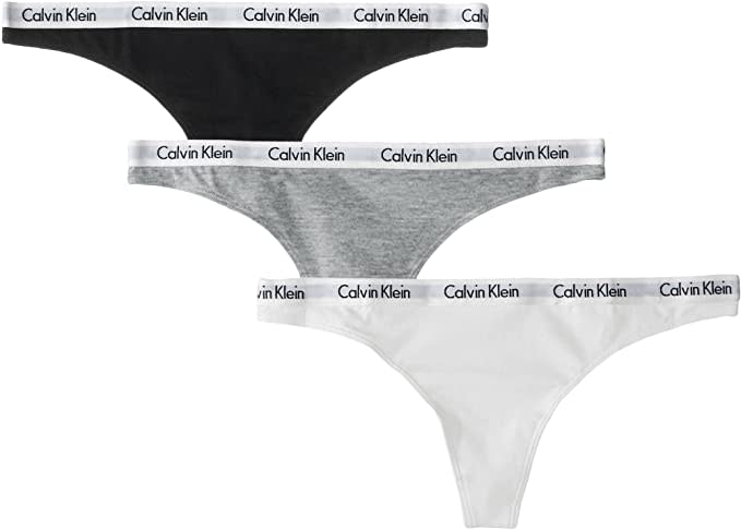 Calvin Klein Women's Carousel Thong Panty. Image via Amazon.