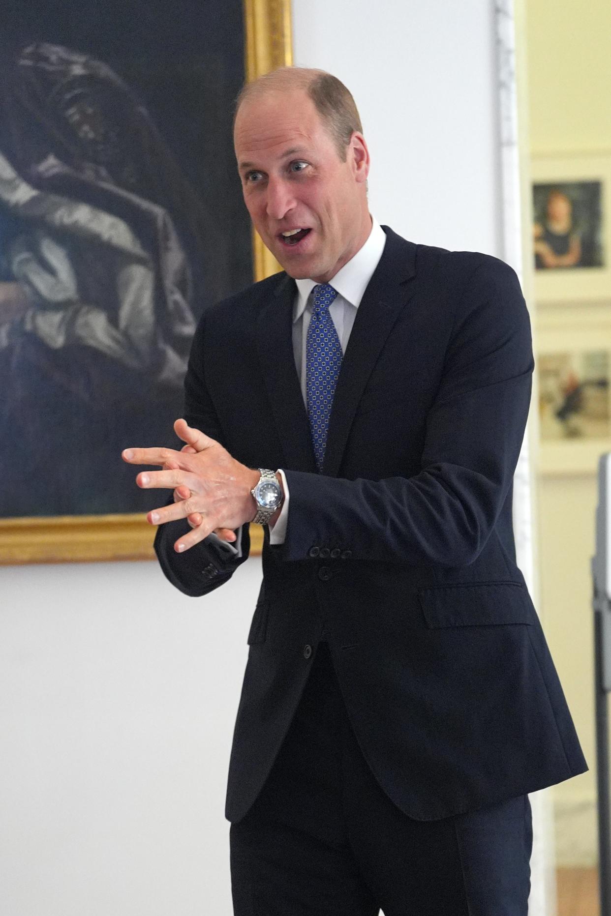 Prince William is carrying out a charity engagement today in London (Yui Mok/PA Wire)