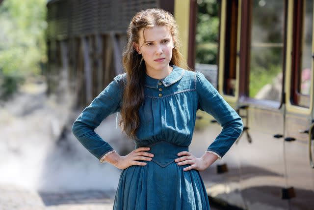 Alex Bailey/Netflix/Everett Millie Bobby Brown in 'Enola Holmes'