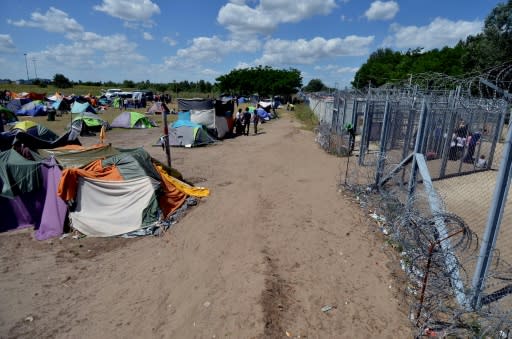 Hungary built a fence to try to control the influx of migrants coming through the Balkans hoping to get to Germany