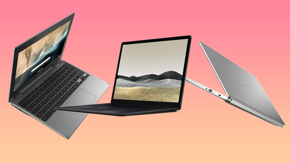 Choose your new workhorse with these amazing deals on laptops this Presidents&#39; Day. (Photo: Acer / Microsoft)