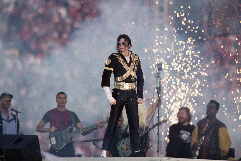 Michael Jackson onstage