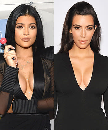 8 Times Kylie Jenner & Kim Kardashian Looked Exactly Alike