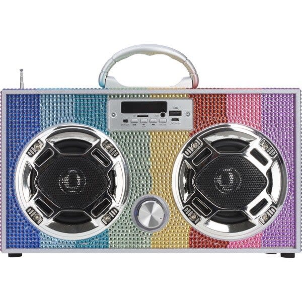 <p><a href="https://go.redirectingat.com?id=74968X1596630&url=https%3A%2F%2Fwww.maisonette.com%2Fproduct%2Fbluetooth-mini-boombox-rainbow-bling&sref=https%3A%2F%2Fwww.countryliving.com%2Fshopping%2Fgifts%2Fg44776354%2Fgifts-for-9-year-olds%2F" rel="nofollow noopener" target="_blank" data-ylk="slk:Shop Now;elm:context_link;itc:0;sec:content-canvas" class="link rapid-noclick-resp">Shop Now</a></p><p>Bluetooth Mini Boombox</p><p>maisonette.com</p><p>$69.99</p><span class="copyright">Maisonette</span>