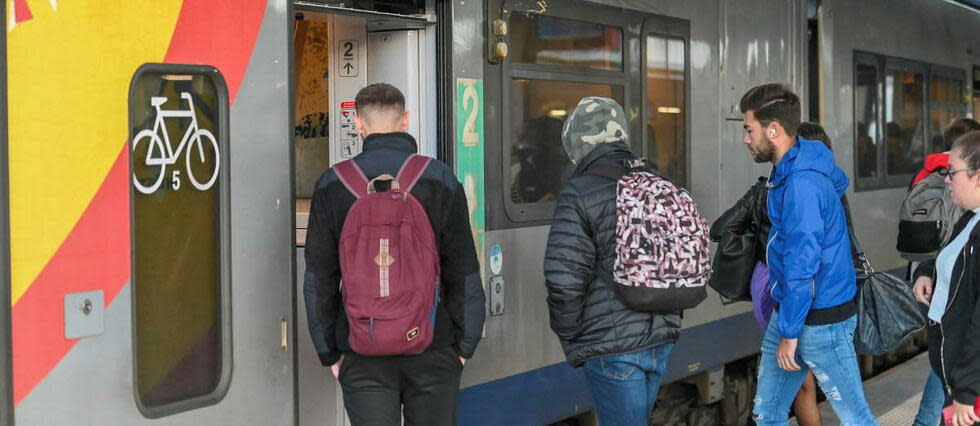 Seul un train Intercités sur deux circulera de vendredi à dimanche.  - Credit:Lea DIDIER / MAXPPP / PHOTOPQR/L'EST REPUBLICAIN/MAXPP