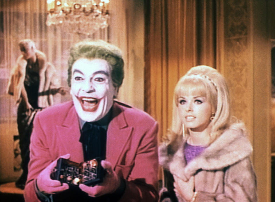 BATMAN, (from left): Cesar Romero, Kathy Kersh, 'The Impractical Joker', (Season 2, aired Nov. 16, 1966), 1966-68. TM and