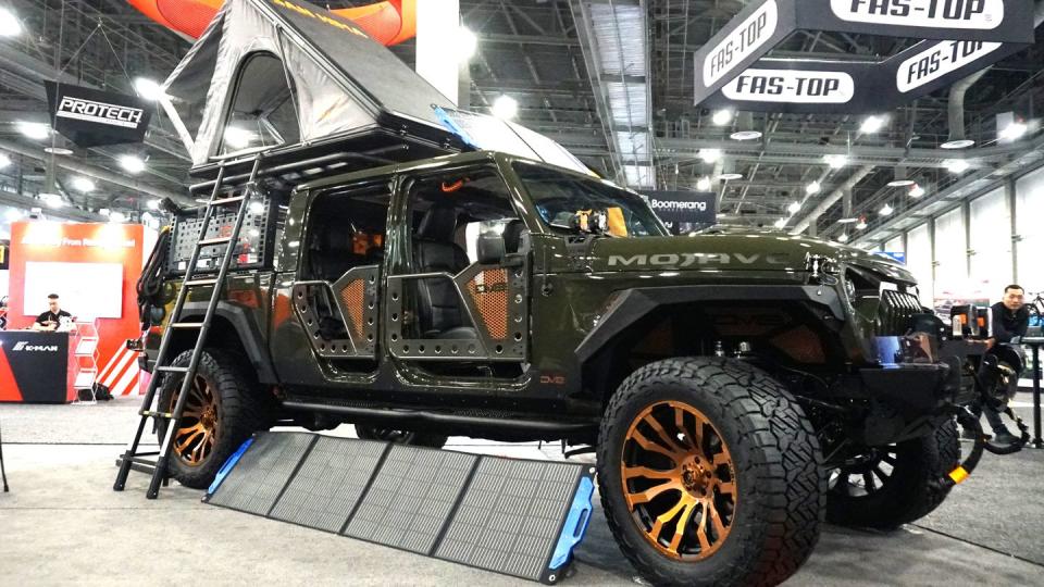 sema jeeps, broncos and 4x4s