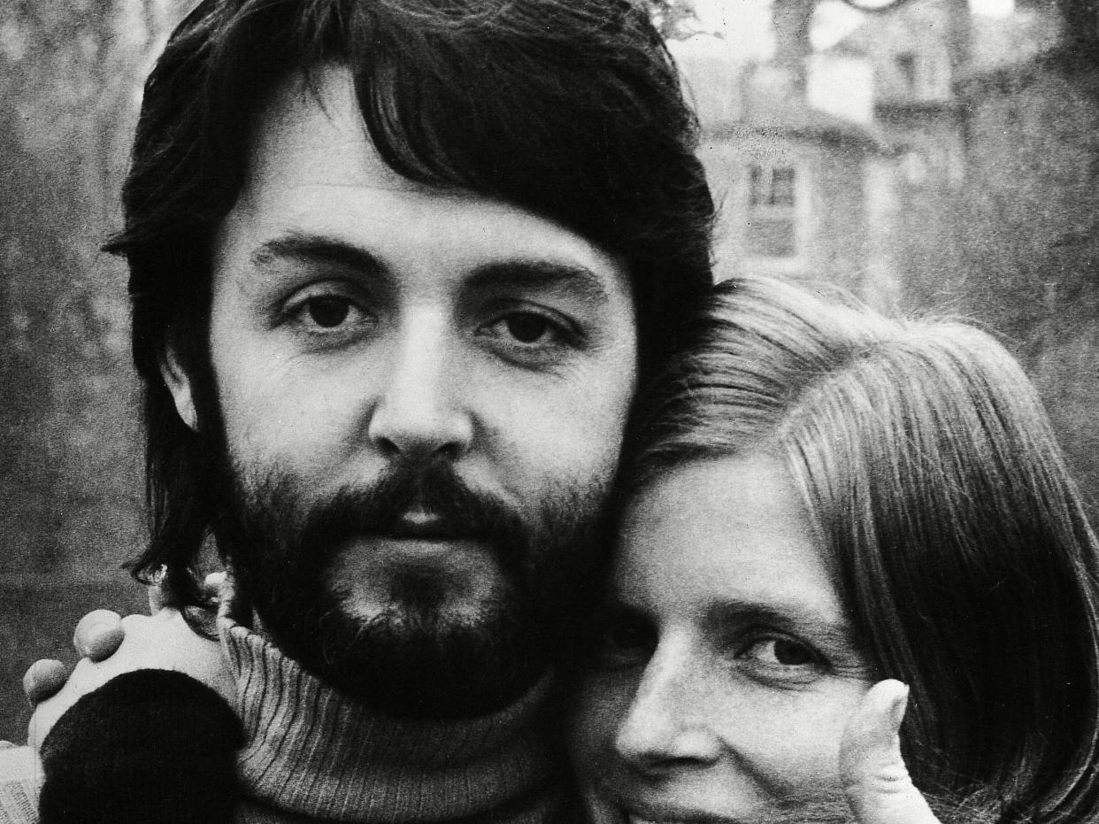 Paul McCartney with his wife Linda in 1970, days after he said The Beatles would never work together again (Rex)