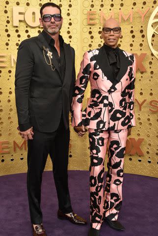 <p>John Shearer/Getty</p> Georges LeBar and RuPaul attend the 71st Emmy Awards on September 22, 2019 in Los Angeles, California.