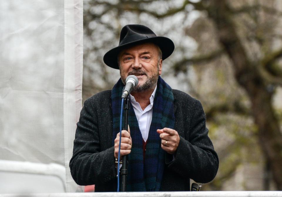 George Galloway and Rachel Riley clashed over anti-Semitism (Photo: Chris Ratcliffe/Getty Images) (Getty Images)