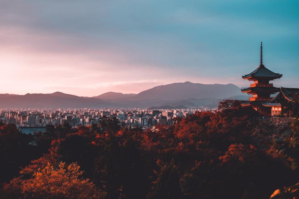 Buddhist temples in  Kyoto (Unsplash)