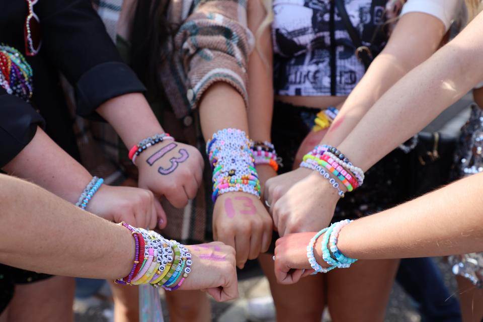 Friendship bracelets have made Swifties instantly identifiable.