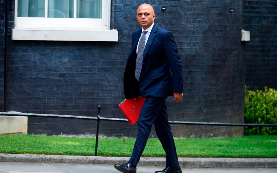 Sajid Javid said that councils had been informed about the potential problems with insulation - Credit: AFP 