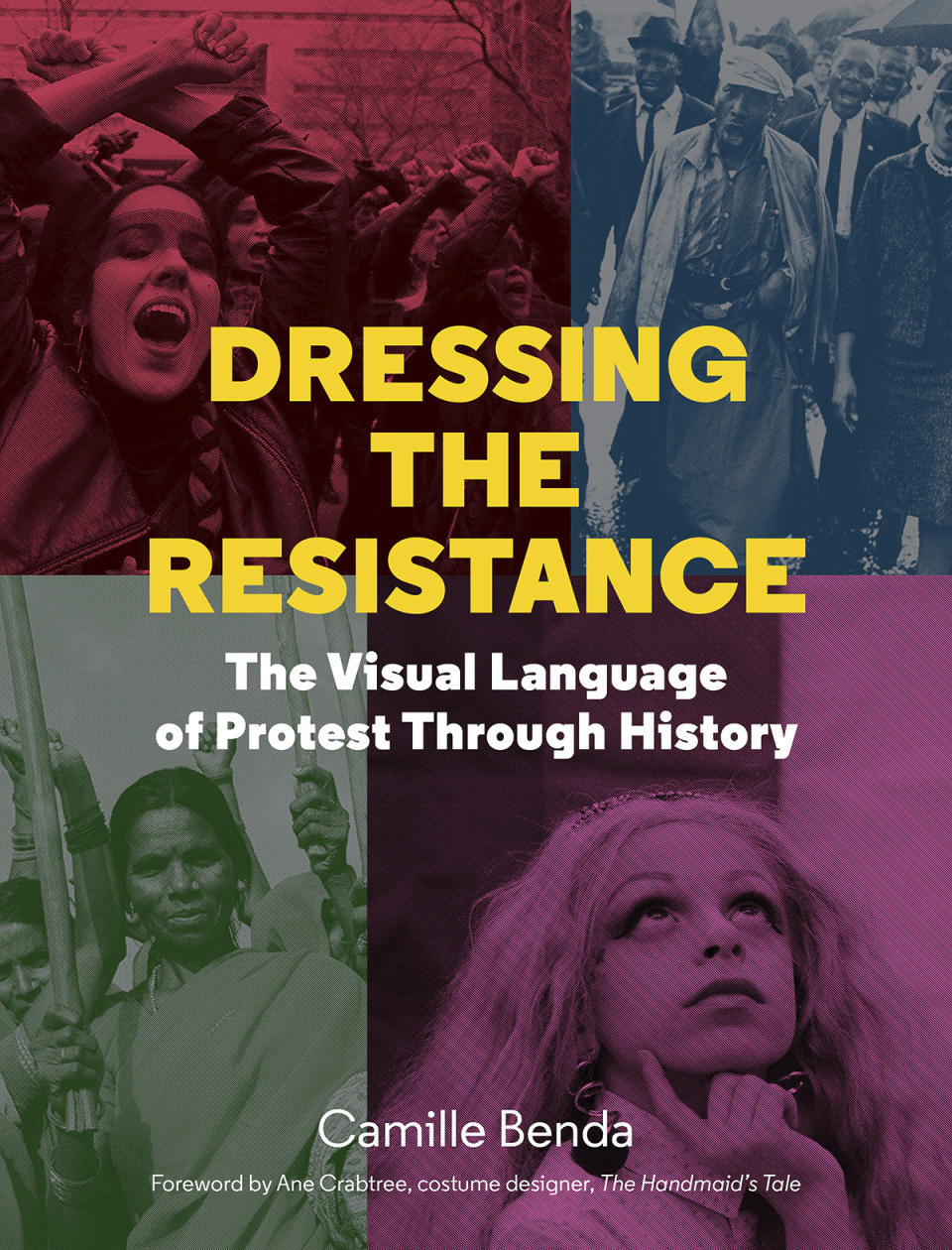 This photo shows the book cover for “Dressing the Resistance: The Visual Language of Protest through History” by Camille Benda. (Princeton Architectural Press via AP)