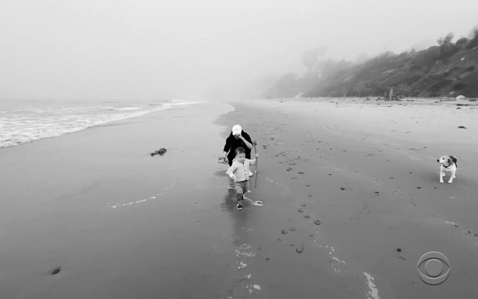 Archie running along the beach - Oprah with Meghan and Harry: A CBS Primetime Special