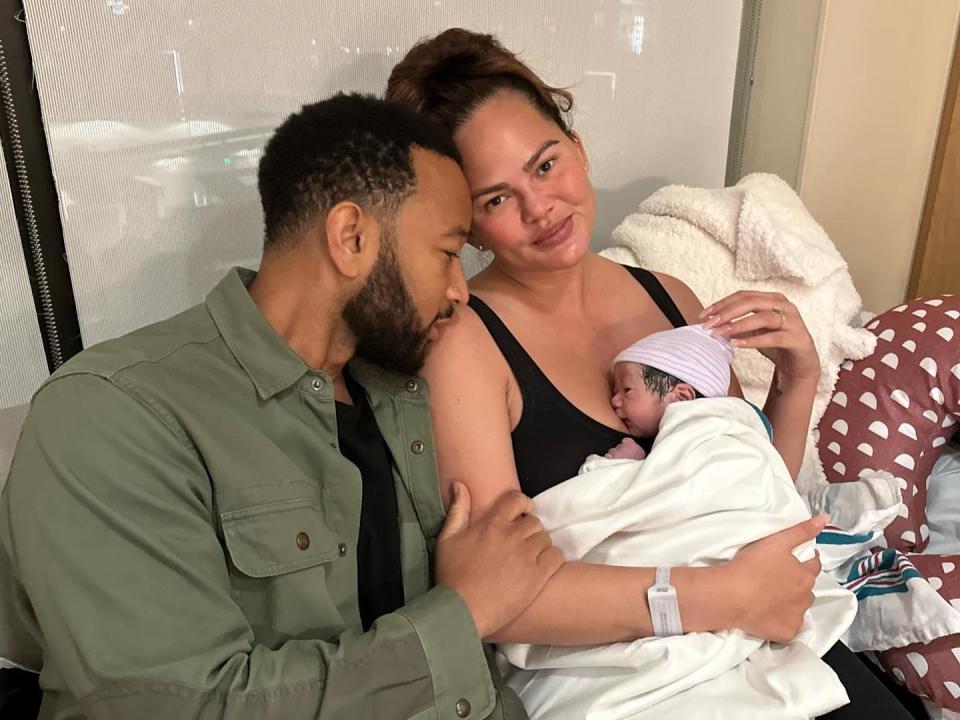 chrissy teigen john legend fourth child wren birth announcement